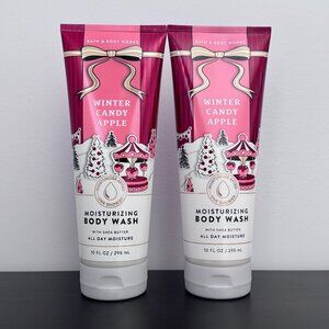 Bath & Body Works Winter Candy Apple Moisturizing Body Wash (Set of 2)